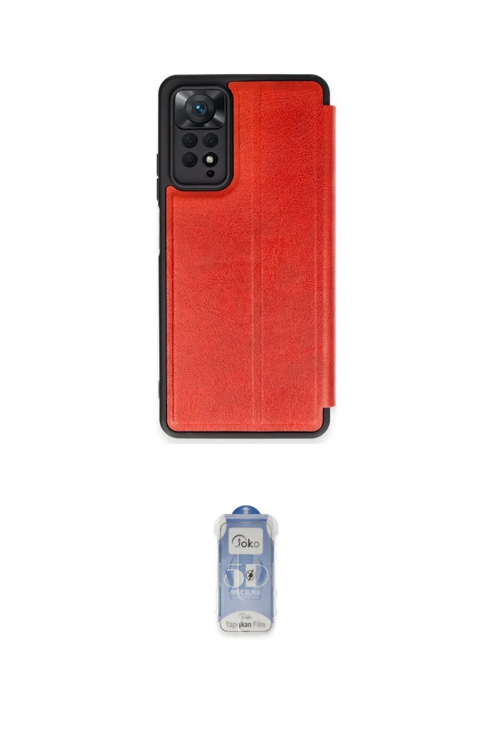 ieg™ Redmi Note 12 Pro 4G Kılıf Zirve Yansıma Serisi - Siyah Joko Magic 5D Cam