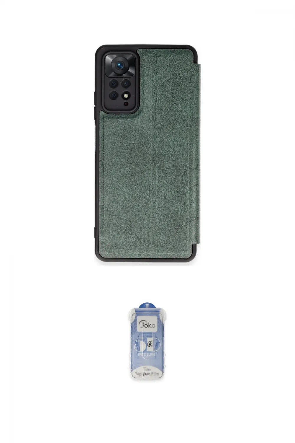 ieg™ Redmi Note 12 Pro 4G Kılıf Zirve Yansıma Serisi - Siyah Joko Magic 5D Cam