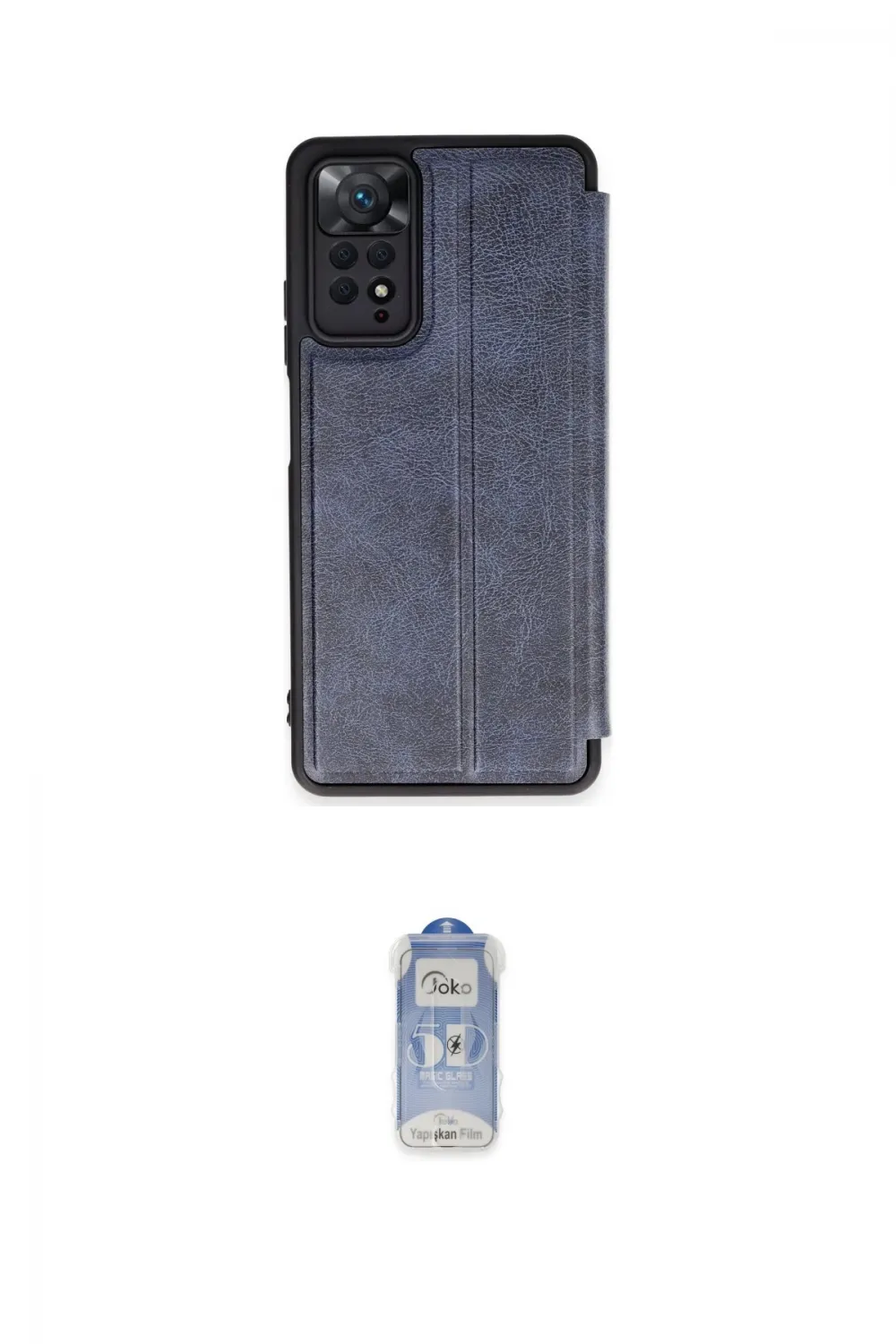 ieg™ Redmi Note 12 Pro 4G Kılıf Zirve Yansıma Serisi - Siyah Joko Magic 5D Cam