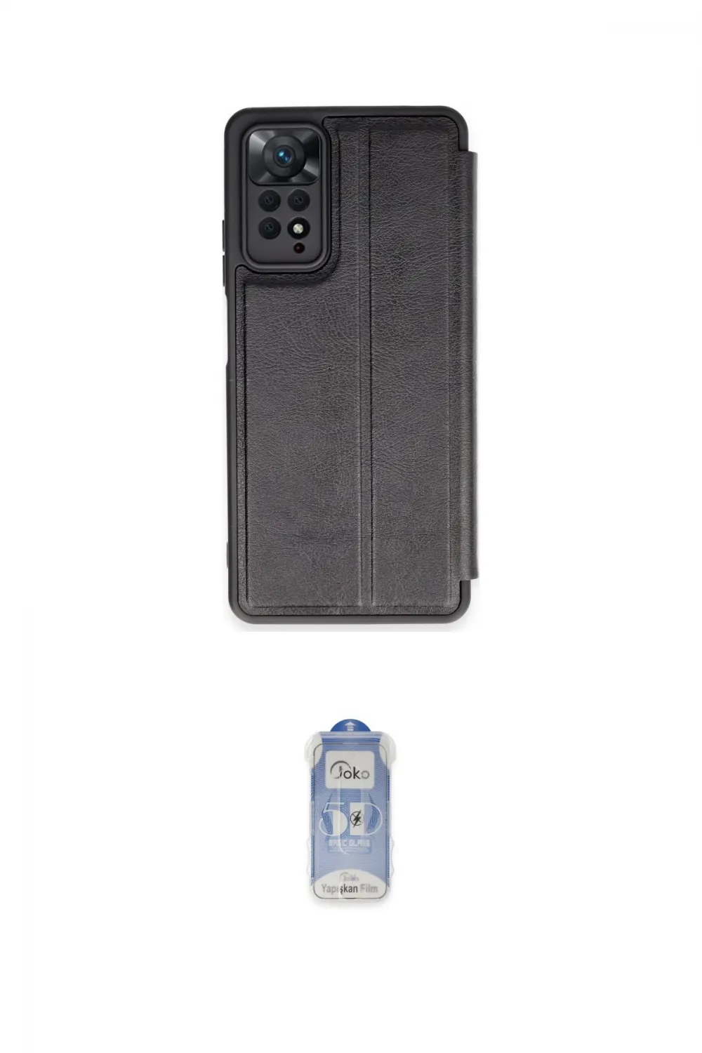 ieg™ Redmi Note 12 Pro 4G Kılıf Zirve Yansıma Serisi - Siyah Joko Magic 5D Cam