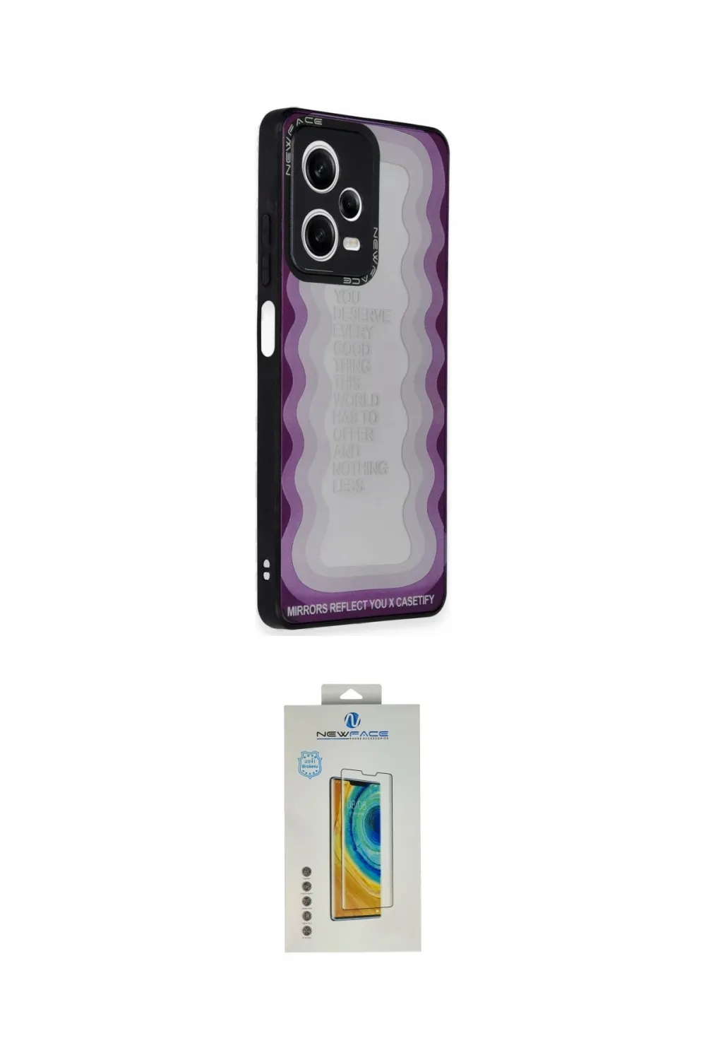 ieg™ Redmi Note 12 Pro 5G Kılıf Odak Klasik Serisi - Siyah Polymer Nano Ekran Koruyucu