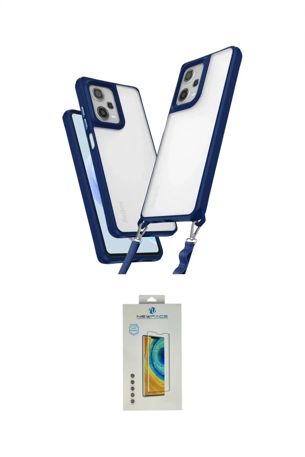 ieg™ Redmi Note 12 Pro 5G Kılıf Ufuk Klasik - Siyah Polymer Nano Ekran Koruyucu