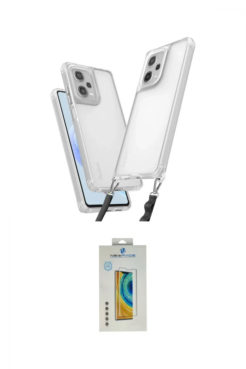 ieg™ Redmi Note 12 Pro 5G Kılıf Ufuk Klasik - Siyah Polymer Nano Ekran Koruyucu