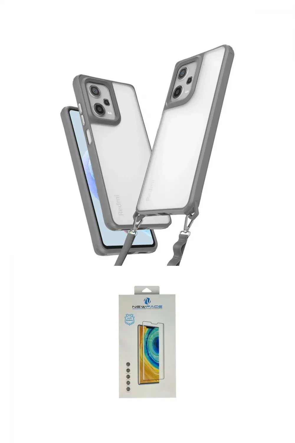 ieg™ Redmi Note 12 Pro 5G Kılıf Ufuk Klasik - Siyah Polymer Nano Ekran Koruyucu