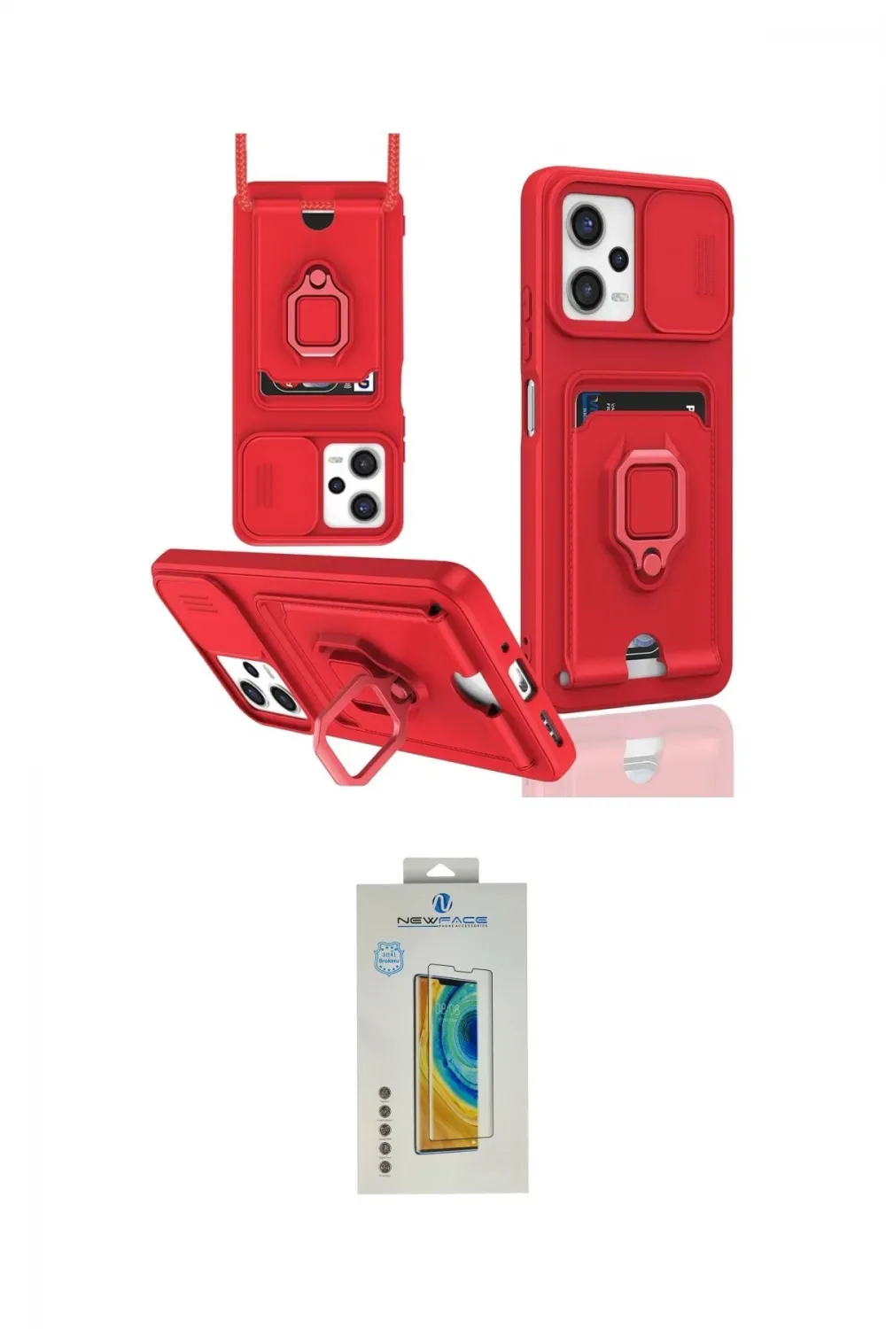 ieg™ Redmi Note 12 Pro 5G Kılıf Vadi Form Prime - Siyah Polymer Nano Ekran Koruyucu