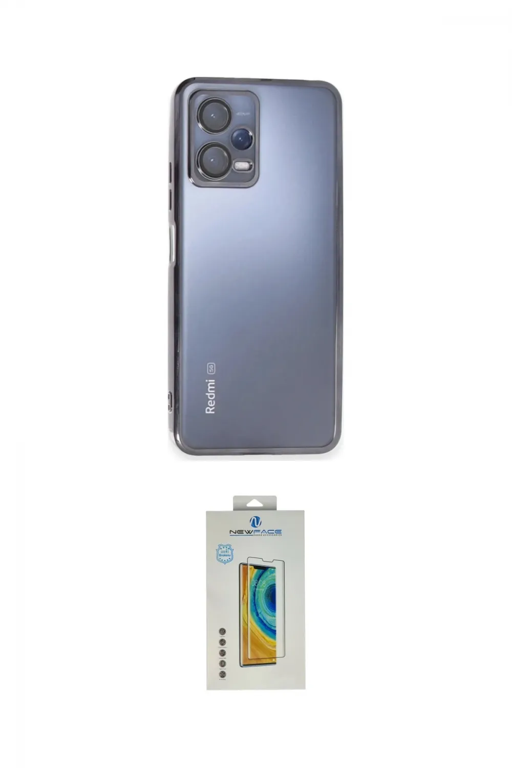 ieg™ Redmi Note 12 Pro 5G Kılıf Vadi Minimal - Siyah Polymer Nano Ekran Koruyucu