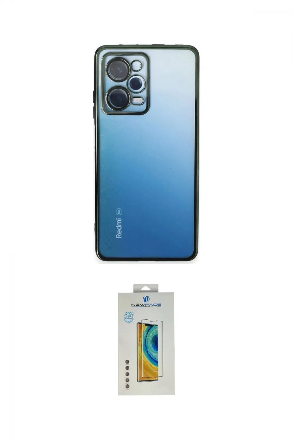 ieg™ Redmi Note 12 Pro 5G Kılıf Vadi Minimal - Siyah Polymer Nano Ekran Koruyucu