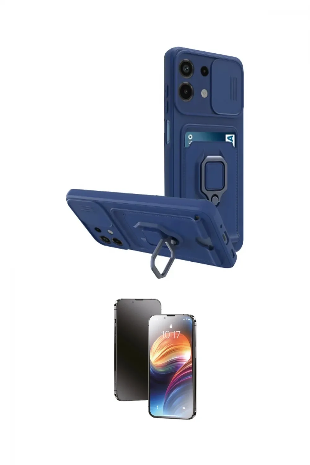 ieg™ Redmi Note 13 4G Kılıf Vadi Form Prime - Siyah 3D Antistatik Mat Seramik Nano Ekran Koruyucu