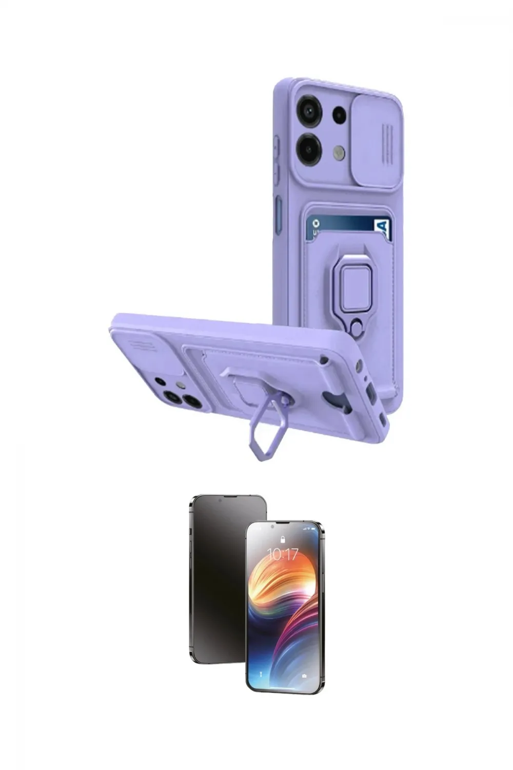 ieg™ Redmi Note 13 4G Kılıf Vadi Form Prime - Siyah 3D Antistatik Mat Seramik Nano Ekran Koruyucu