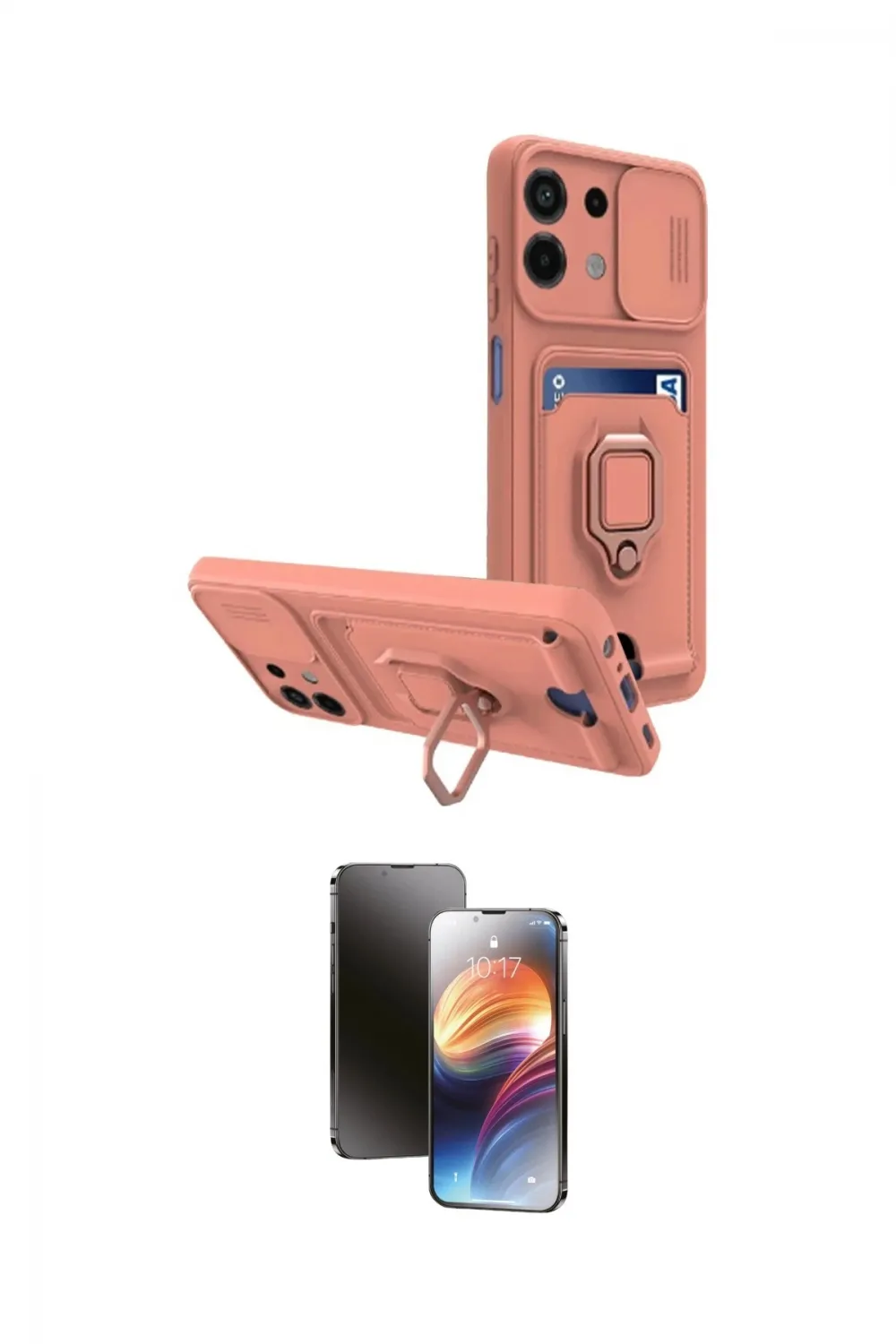 ieg™ Redmi Note 13 4G Kılıf Vadi Form Prime - Siyah 3D Antistatik Mat Seramik Nano Ekran Koruyucu