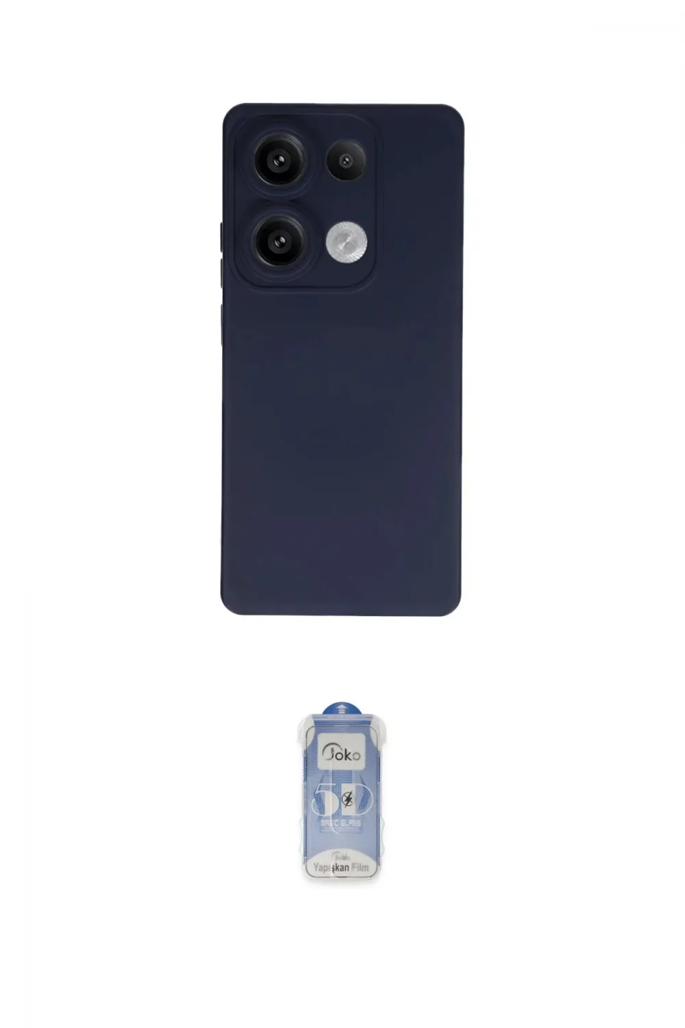 ieg™ Redmi Note 13 Pro 4G Kılıf Ahenk Serisi - Siyah Joko Magic 5D Cam