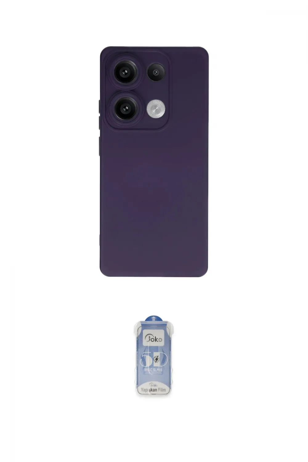 ieg™ Redmi Note 13 Pro 4G Kılıf Ahenk Serisi - Siyah Joko Magic 5D Cam
