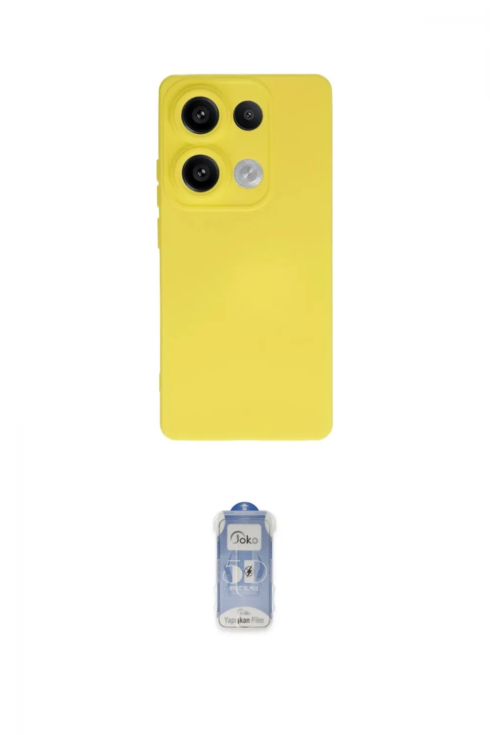 ieg™ Redmi Note 13 Pro 4G Kılıf Ahenk Serisi - Siyah Joko Magic 5D Cam