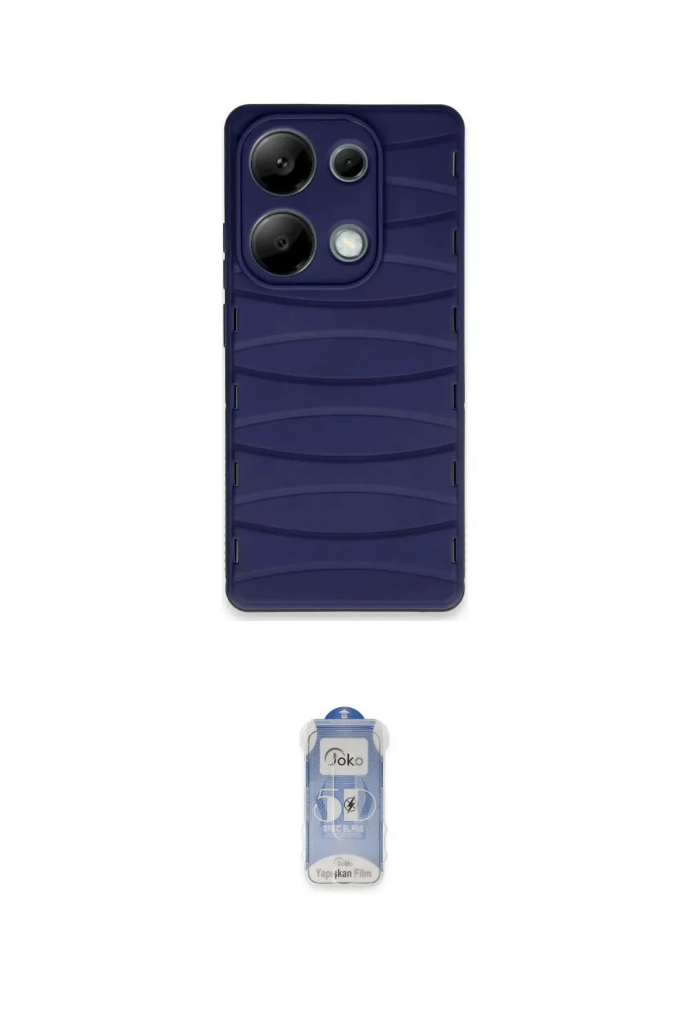 ieg™ Redmi Note 13 Pro 4G Kılıf Doruk Form Serisi - Siyah Joko Magic 5D Cam