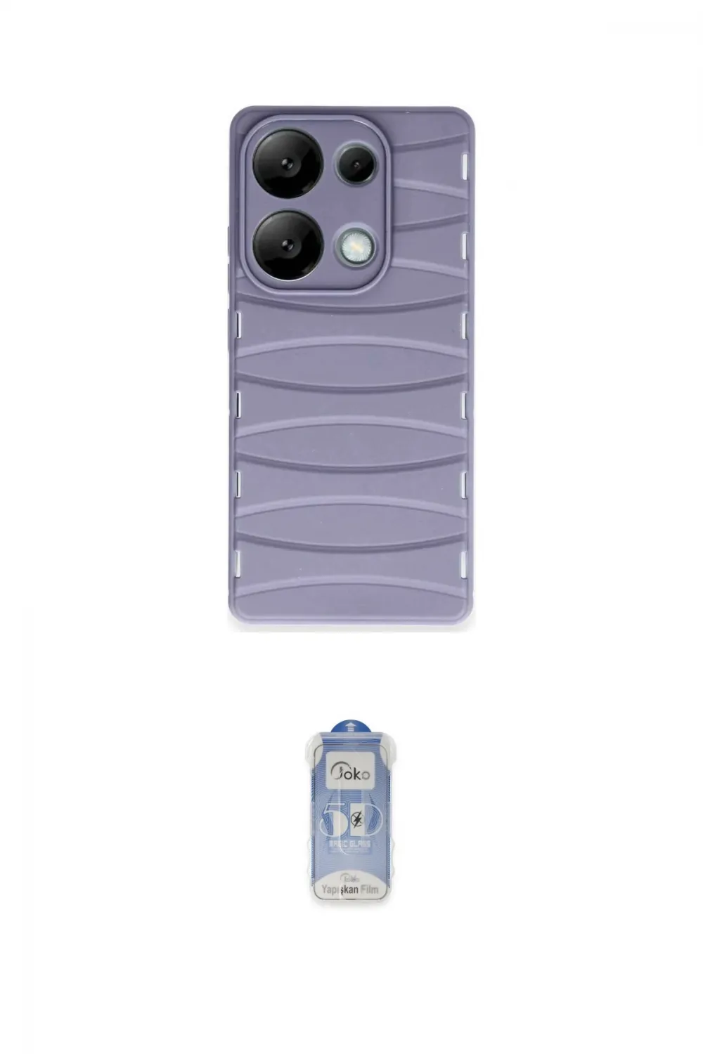 ieg™ Redmi Note 13 Pro 4G Kılıf Doruk Form Serisi - Siyah Joko Magic 5D Cam