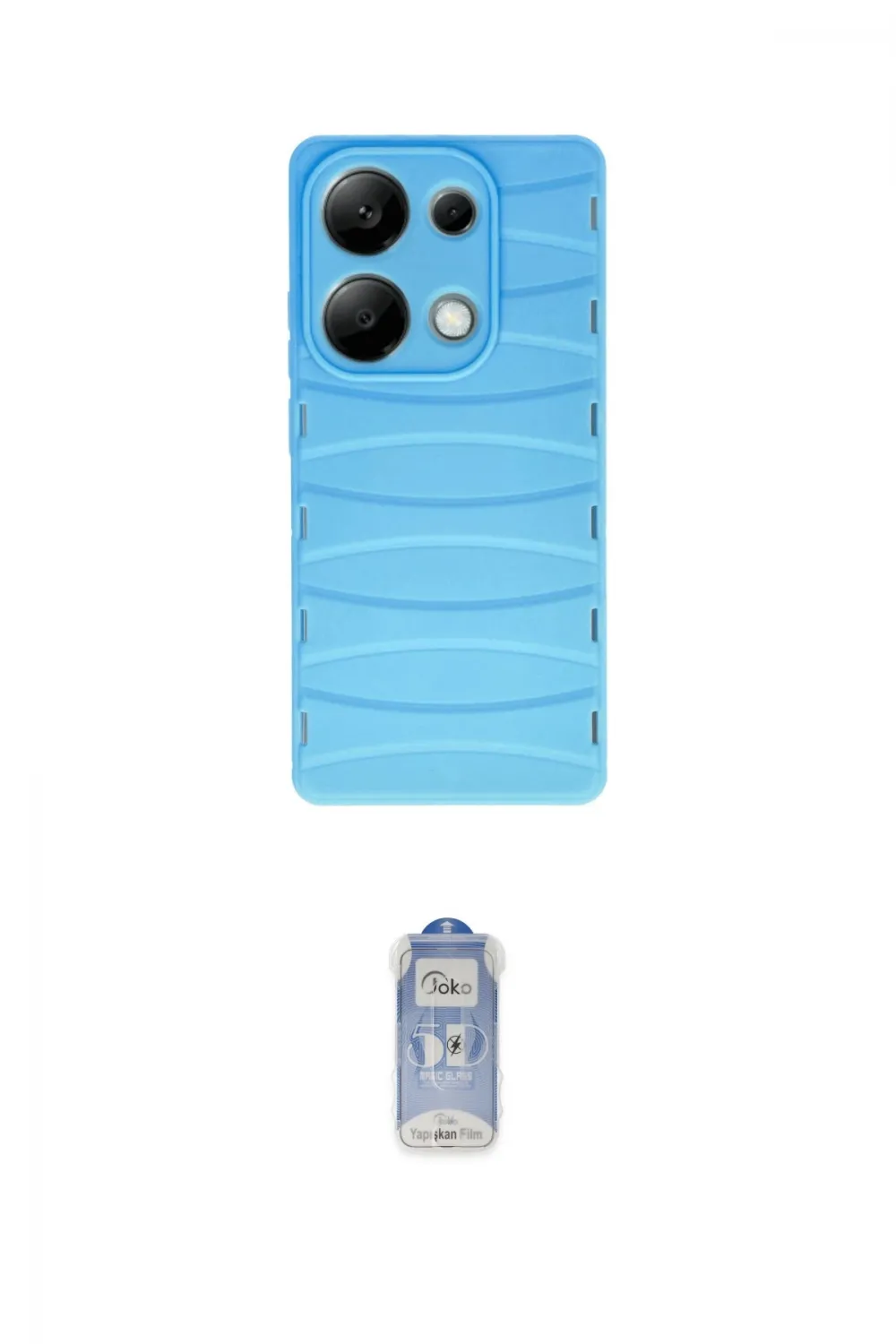 ieg™ Redmi Note 13 Pro 4G Kılıf Doruk Form Serisi - Siyah Joko Magic 5D Cam