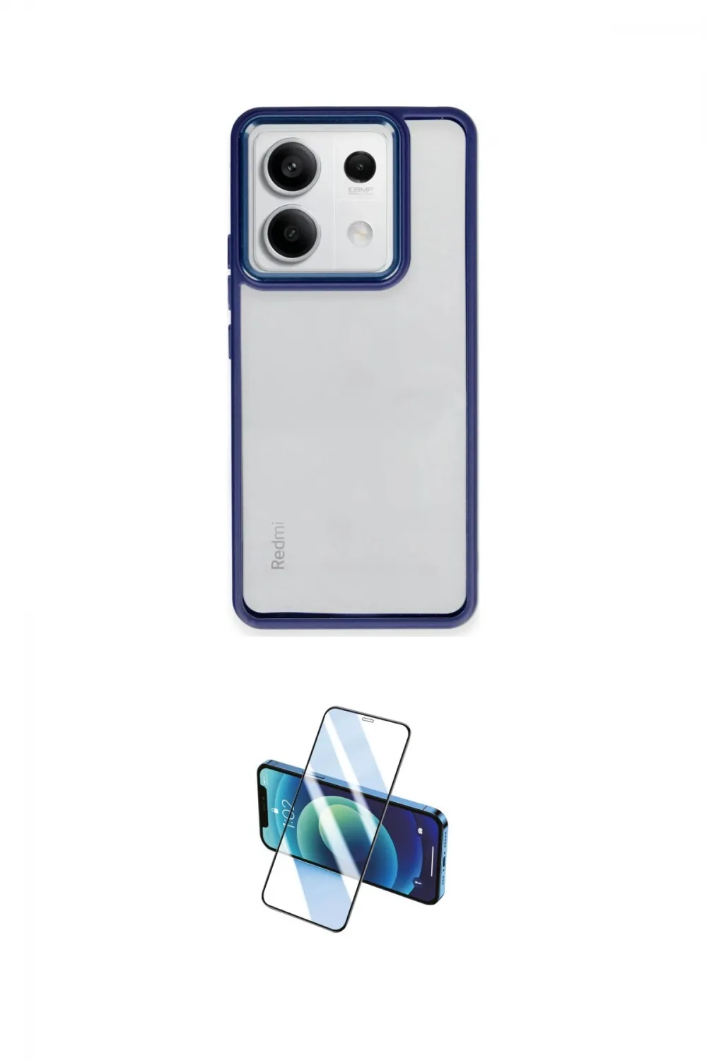 ieg™ Redmi Note 13 Pro 4G Kılıf Nova Işık Serisi - Siyah 3D Antistatik Seramik Nano Ekran Koruyucu