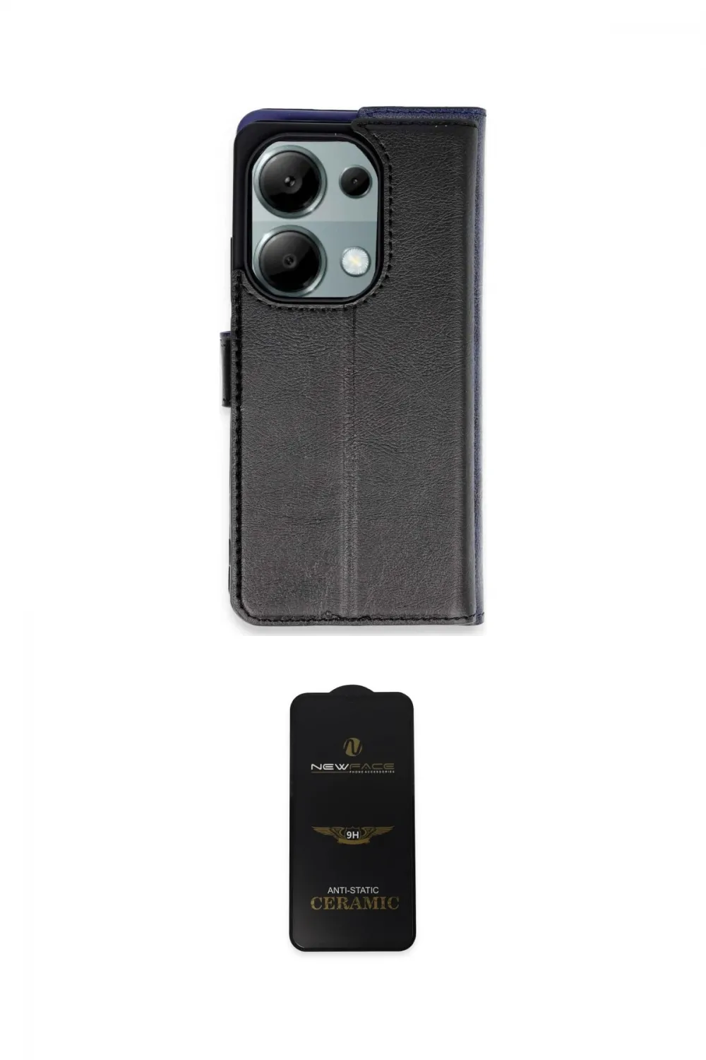 ieg™ Redmi Note 13 Pro 4G Kılıf Siluet Işık Serisi - Siyah 6D Antistatik Mat Seramik Hayalet Nano Ekran Koruyucu
