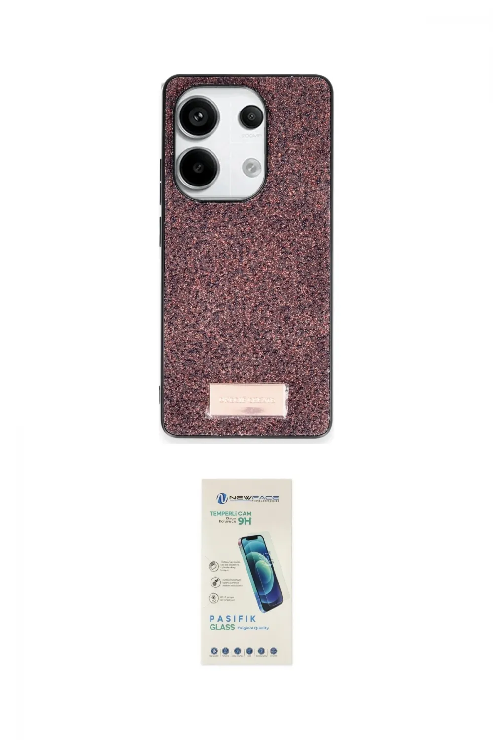 ieg™ Redmi Note 13 Pro 4G Kılıf Vadi Klasik Serisi - Şeffaf Pasifik Cam Ekran Koruyucu
