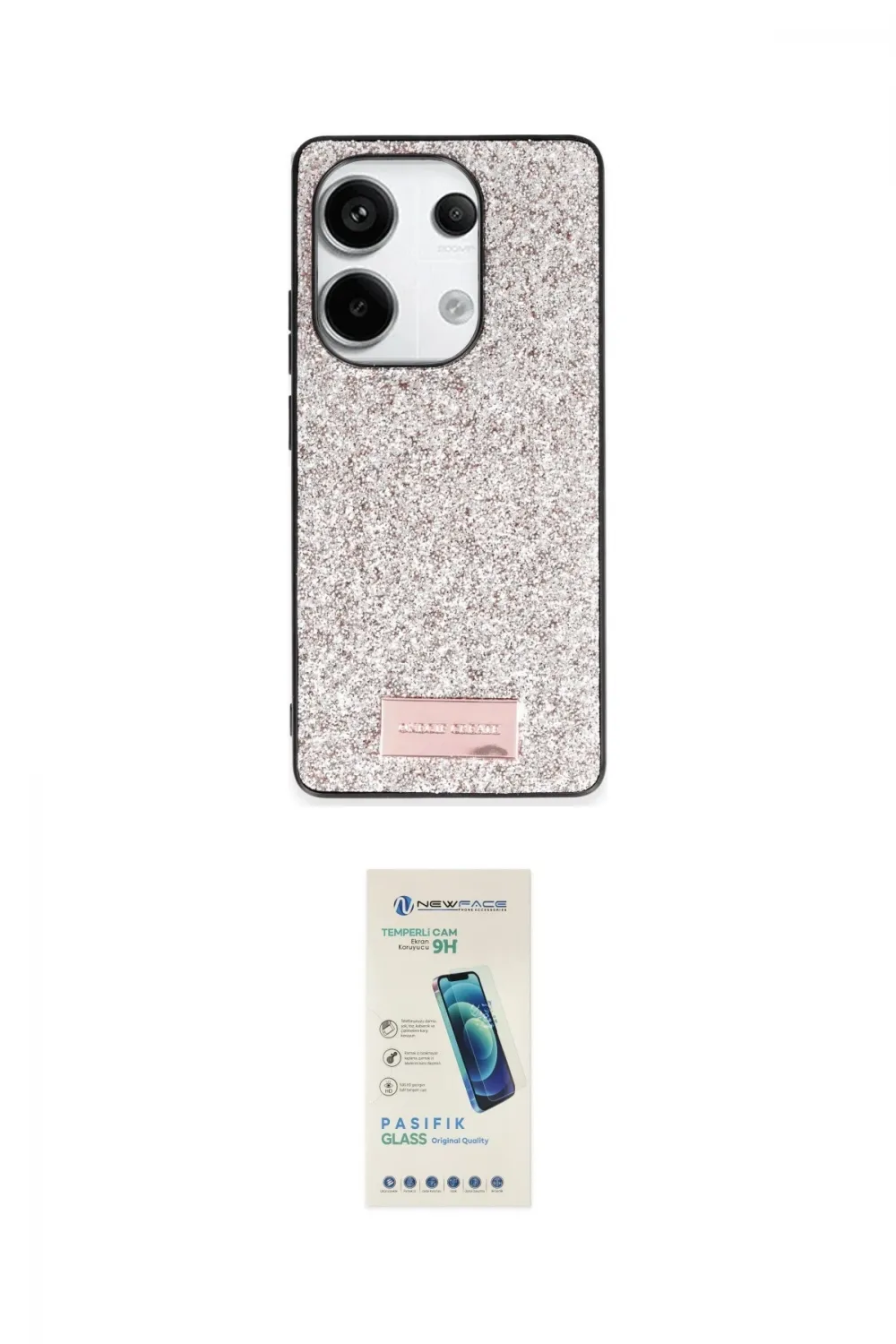 ieg™ Redmi Note 13 Pro 4G Kılıf Vadi Klasik Serisi - Şeffaf Pasifik Cam Ekran Koruyucu