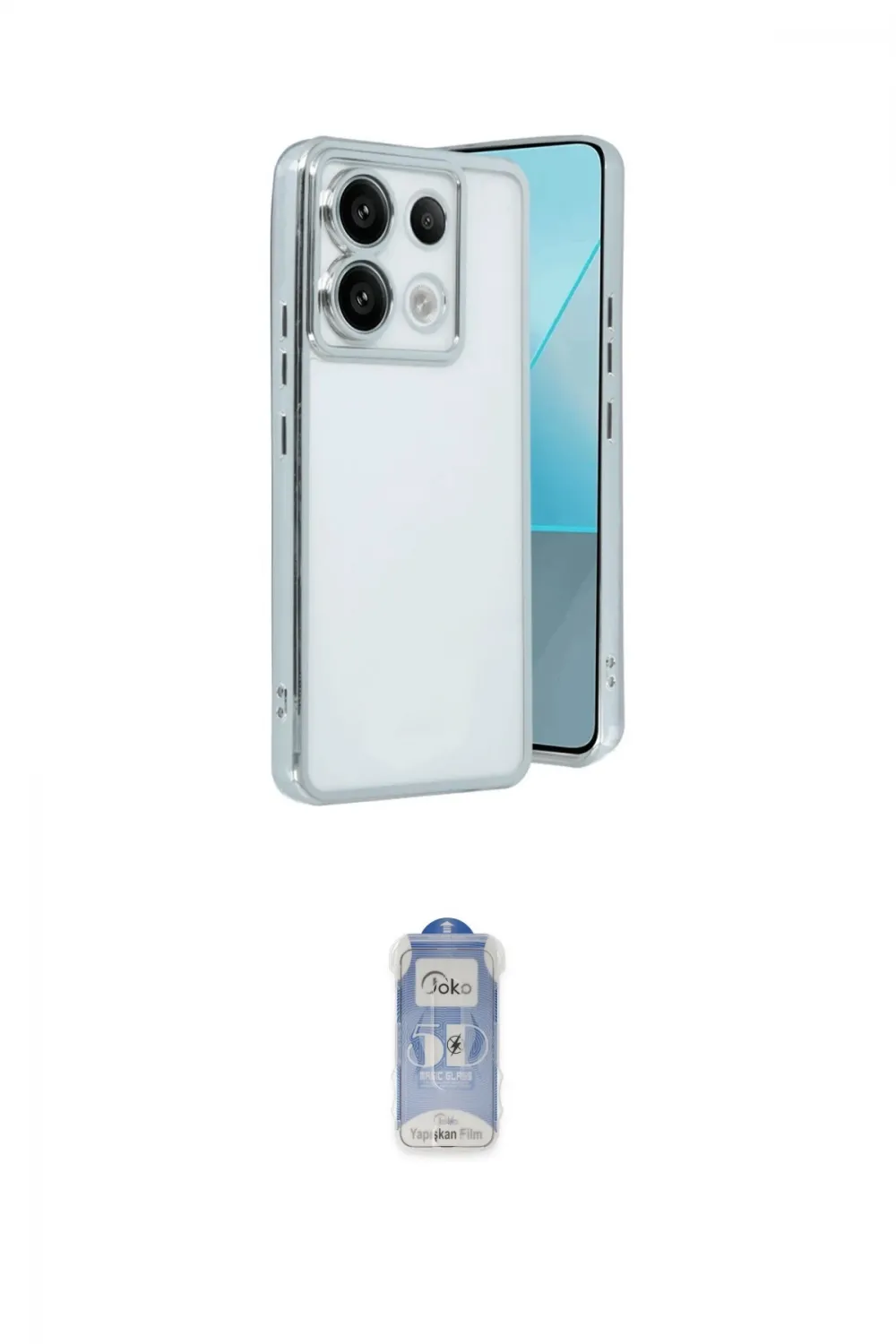 ieg™ Redmi Note 13 Pro 4G Kılıf Vadi Minimal - Siyah Joko Magic 5D Cam