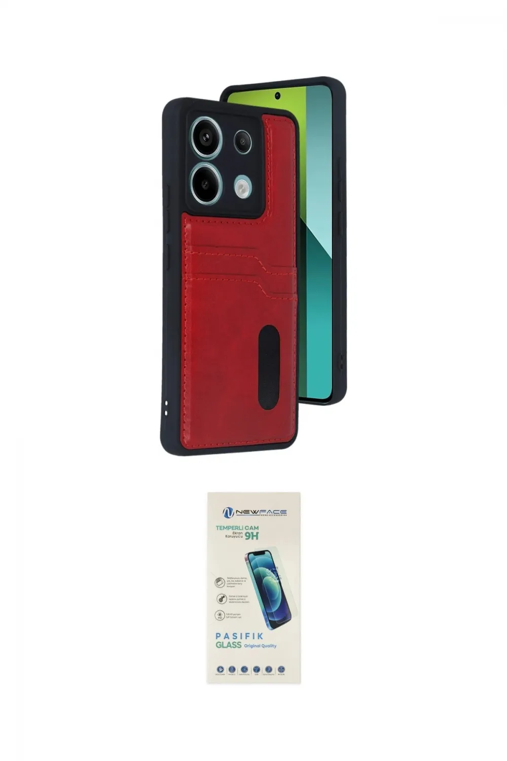 ieg™ Redmi Note 13 Pro 4G Kılıf Yörünge Işık Serisi - Şeffaf Pasifik Cam Ekran Koruyucu