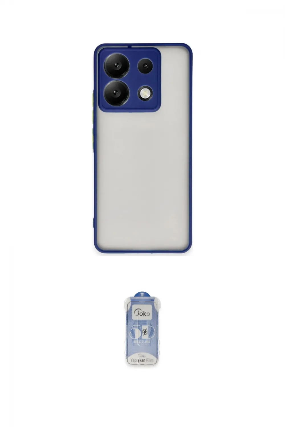 ieg™ Redmi Note 13 Pro 5G Kılıf Ahenk Çizgi Serisi - Siyah Joko Magic 5D Cam