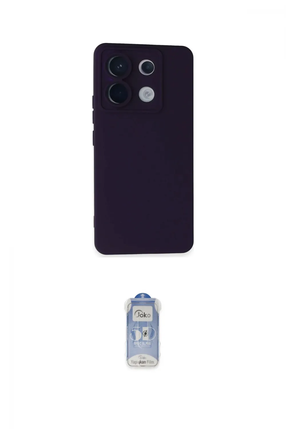 ieg™ Redmi Note 13 Pro 5G Kılıf Ahenk Serisi - Siyah Joko Magic 5D Cam
