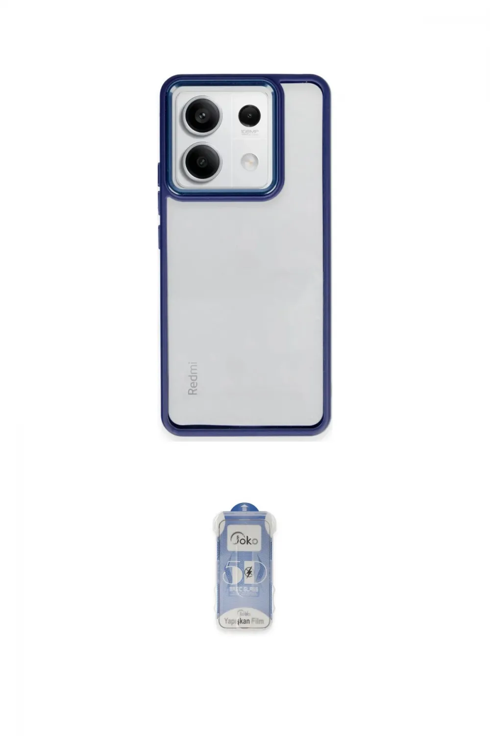 ieg™ Redmi Note 13 Pro 5G Kılıf Nova Işık Serisi - Siyah Joko Magic 5D Cam