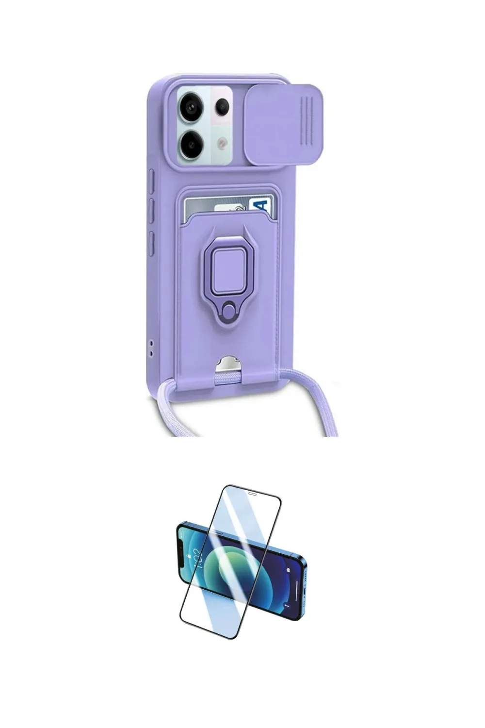 ieg™ Redmi Note 13 Pro 5G Kılıf Vadi Form Prime - Siyah 3D Antistatik Cam Ekran Koruyucu