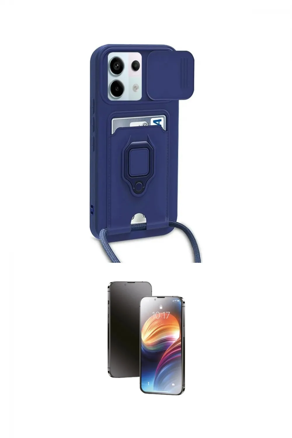 ieg™ Redmi Note 13 Pro 5G Kılıf Vadi Form Prime - Siyah 3D Antistatik Mat Seramik Nano Ekran Koruyucu