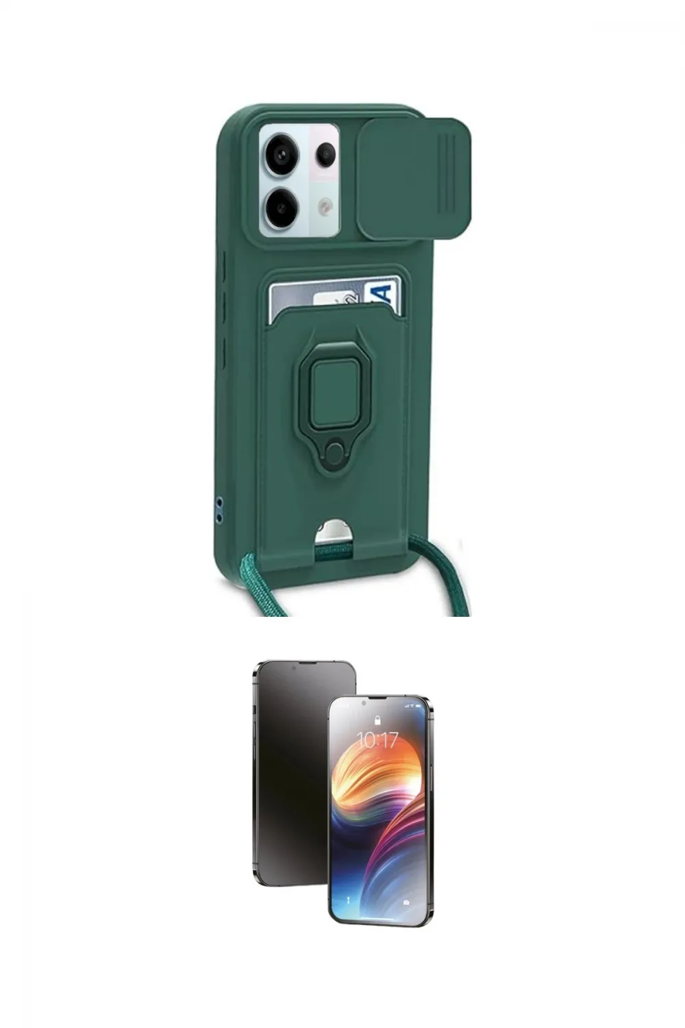 ieg™ Redmi Note 13 Pro 5G Kılıf Vadi Form Prime - Siyah 3D Antistatik Mat Seramik Nano Ekran Koruyucu
