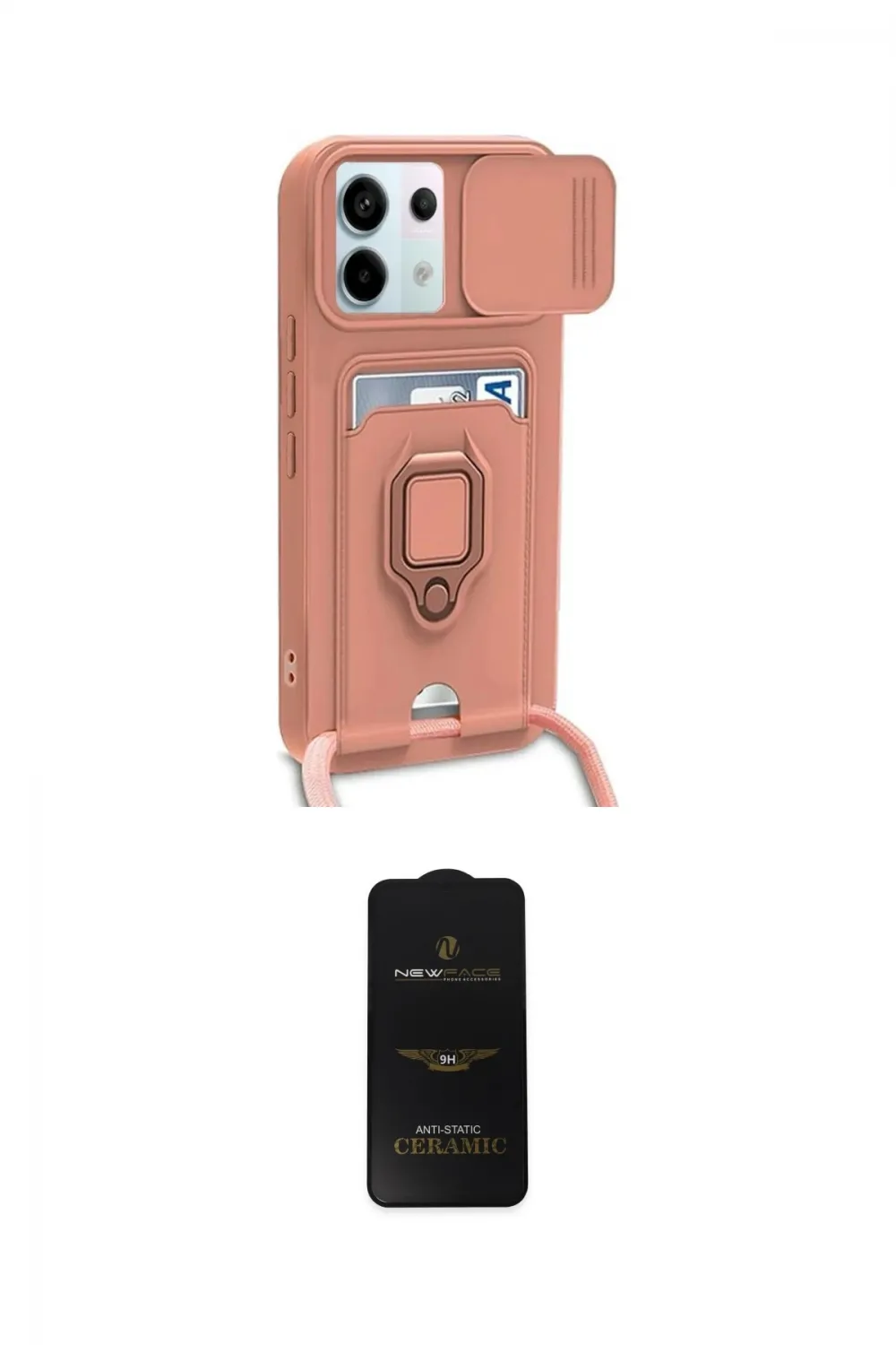 ieg™ Redmi Note 13 Pro 5G Kılıf Vadi Form Prime - Siyah 6D Antistatik Mat Seramik Hayalet Nano Ekran Koruyucu