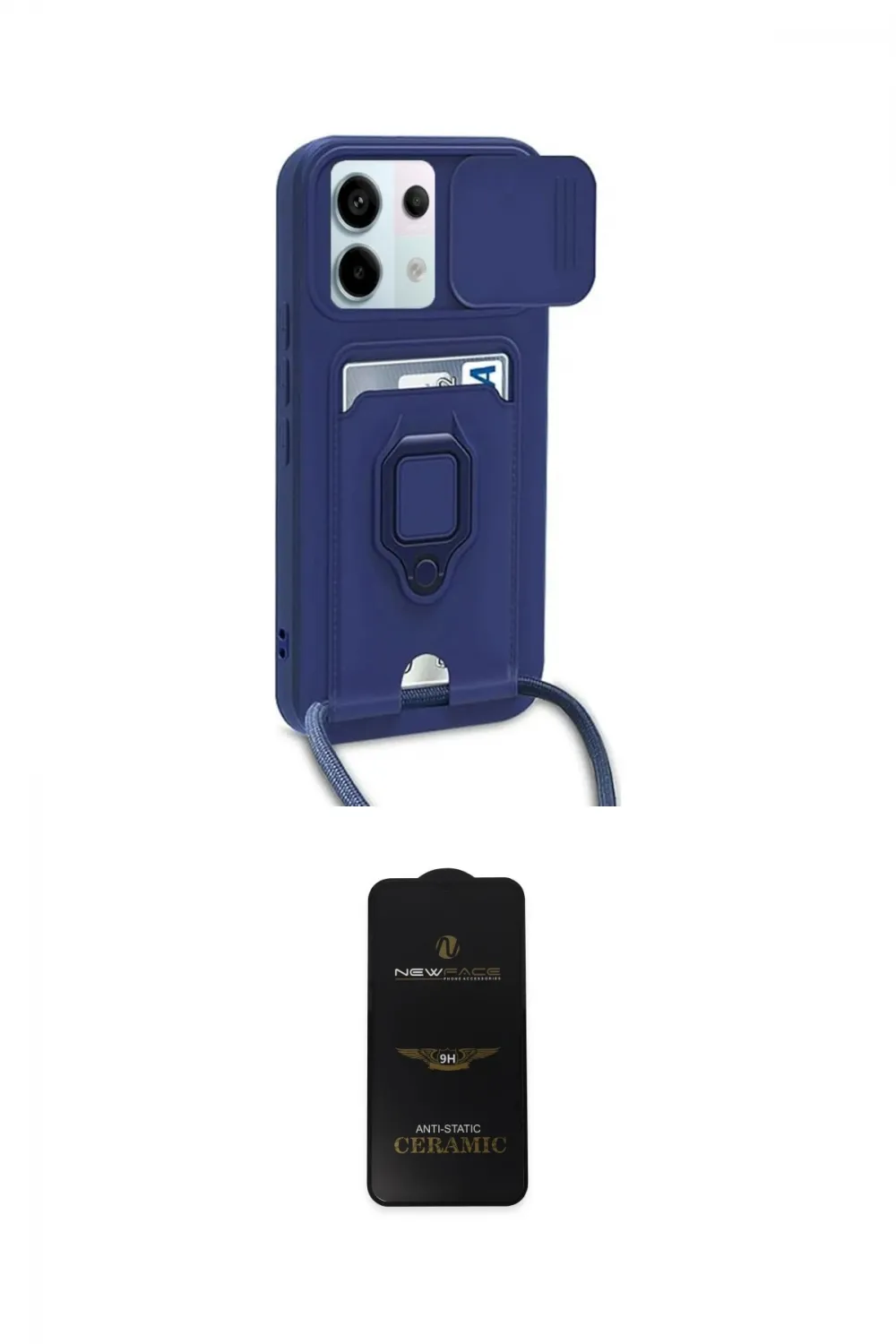 ieg™ Redmi Note 13 Pro 5G Kılıf Vadi Form Prime - Siyah 6D Antistatik Mat Seramik Hayalet Nano Ekran Koruyucu