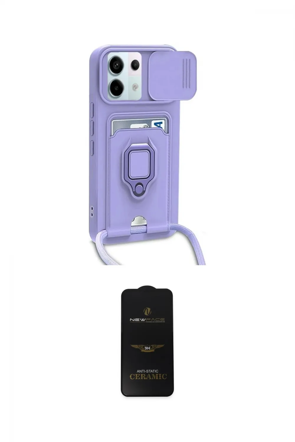 ieg™ Redmi Note 13 Pro 5G Kılıf Vadi Form Prime - Siyah 6D Antistatik Mat Seramik Hayalet Nano Ekran Koruyucu