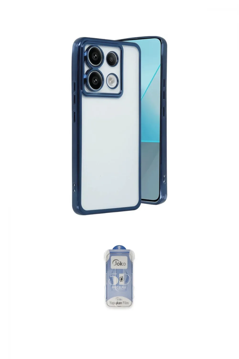 ieg™ Redmi Note 13 Pro 5G Kılıf Vadi Minimal - Siyah Joko Magic 5D Cam