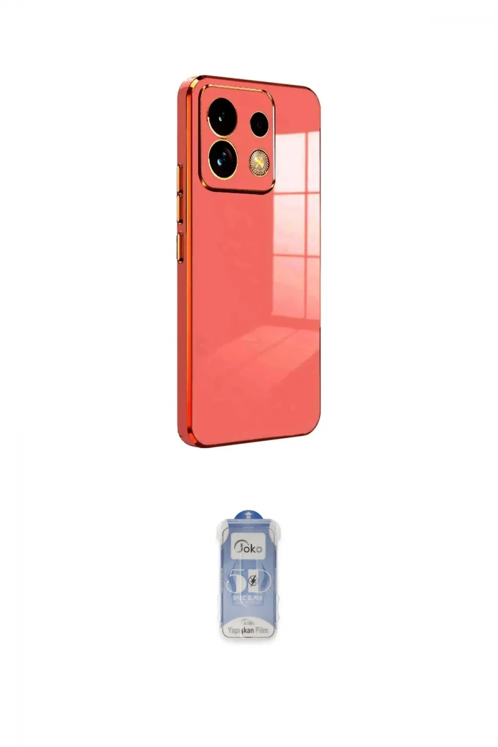 ieg™ Redmi Note 13 Pro 5G Kılıf Yankı Serisi - Siyah Joko Magic 5D Cam