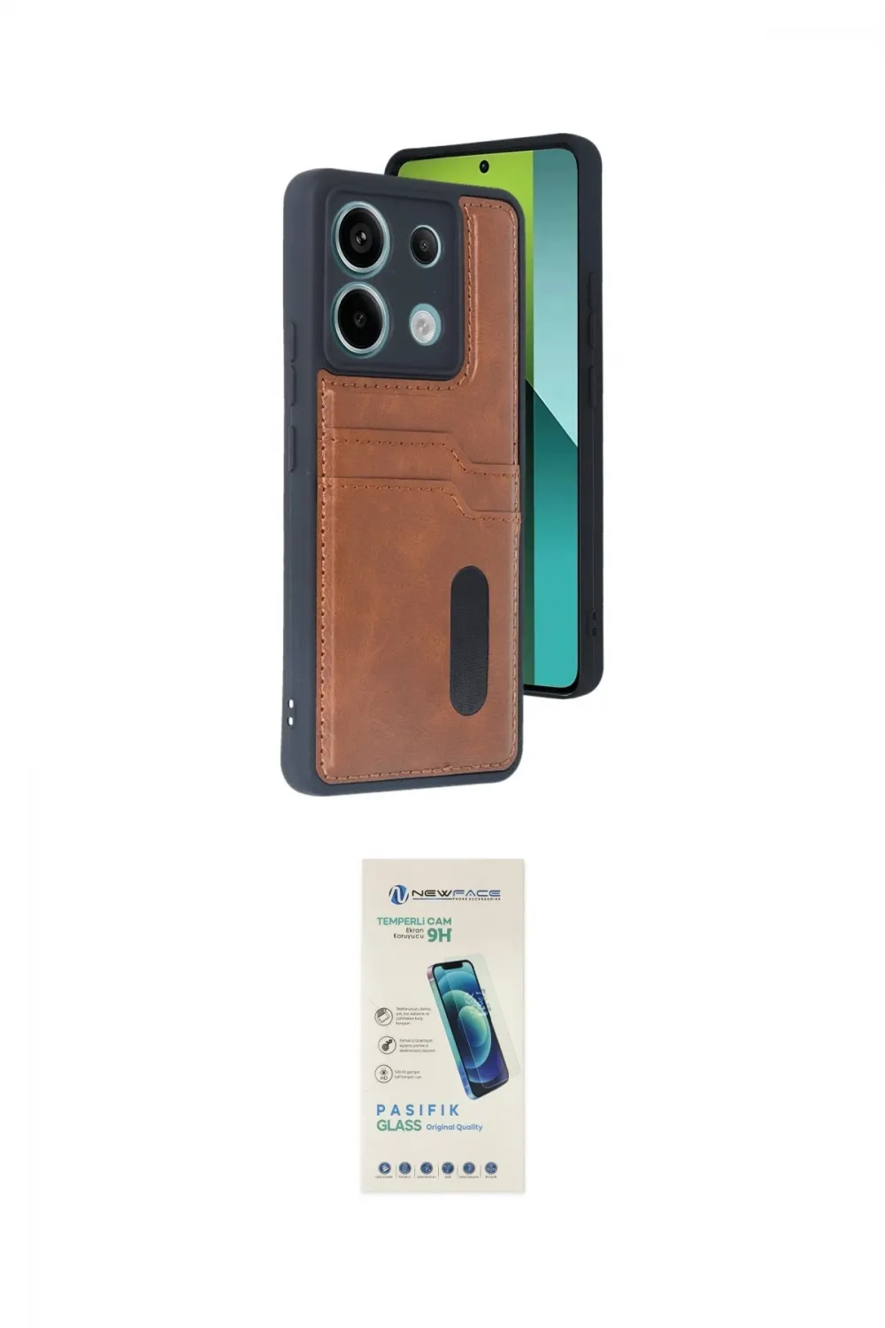 ieg™ Redmi Note 13 Pro 5G Kılıf Yörünge Işık Serisi - Şeffaf Pasifik Cam Ekran Koruyucu