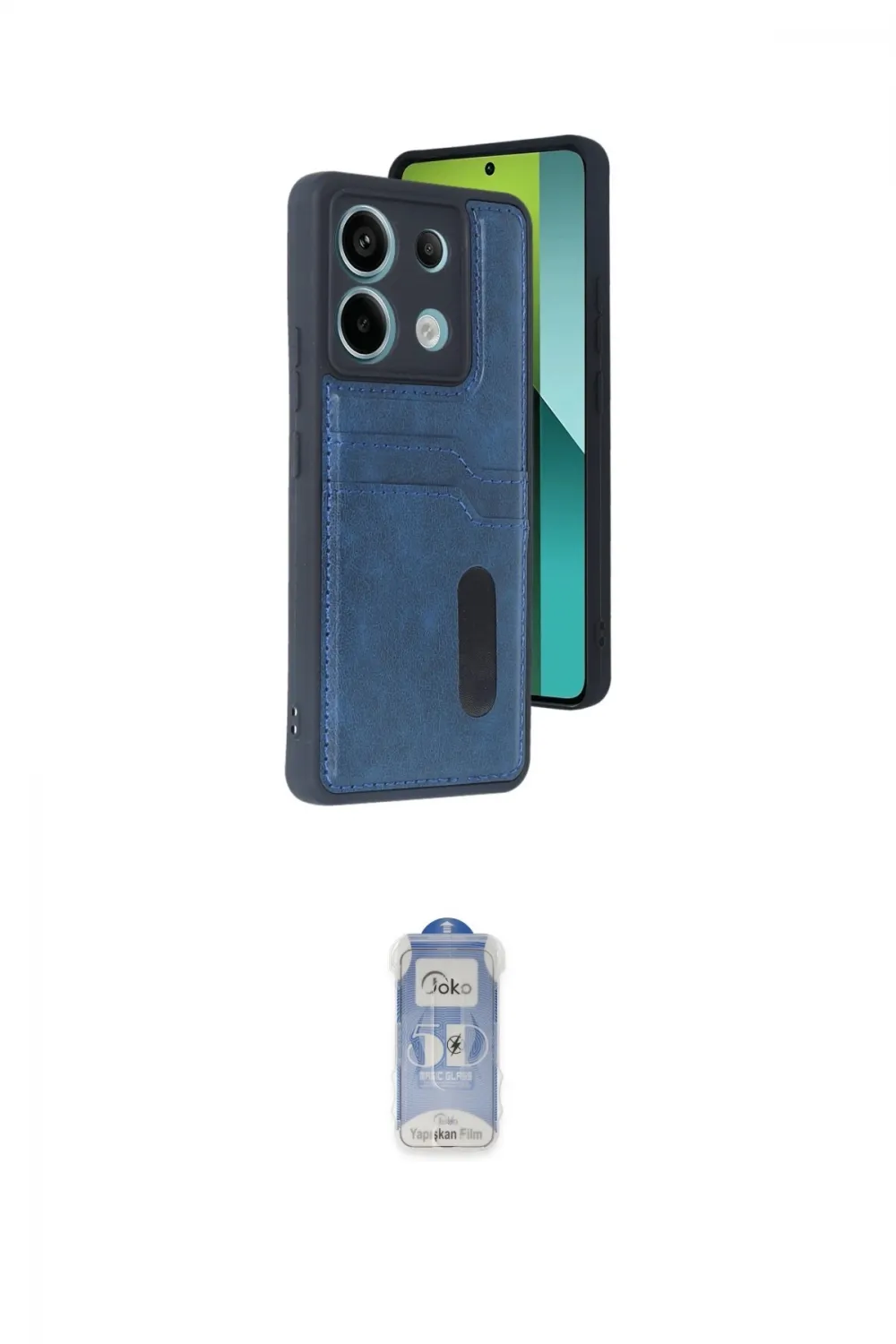 ieg™ Redmi Note 13 Pro 5G Kılıf Yörünge Işık Serisi - Siyah Joko Magic 5D Cam