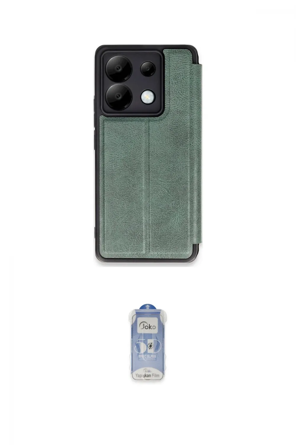 ieg™ Redmi Note 13 Pro 5G Kılıf Zirve Yansıma Serisi - Siyah Joko Magic 5D Cam