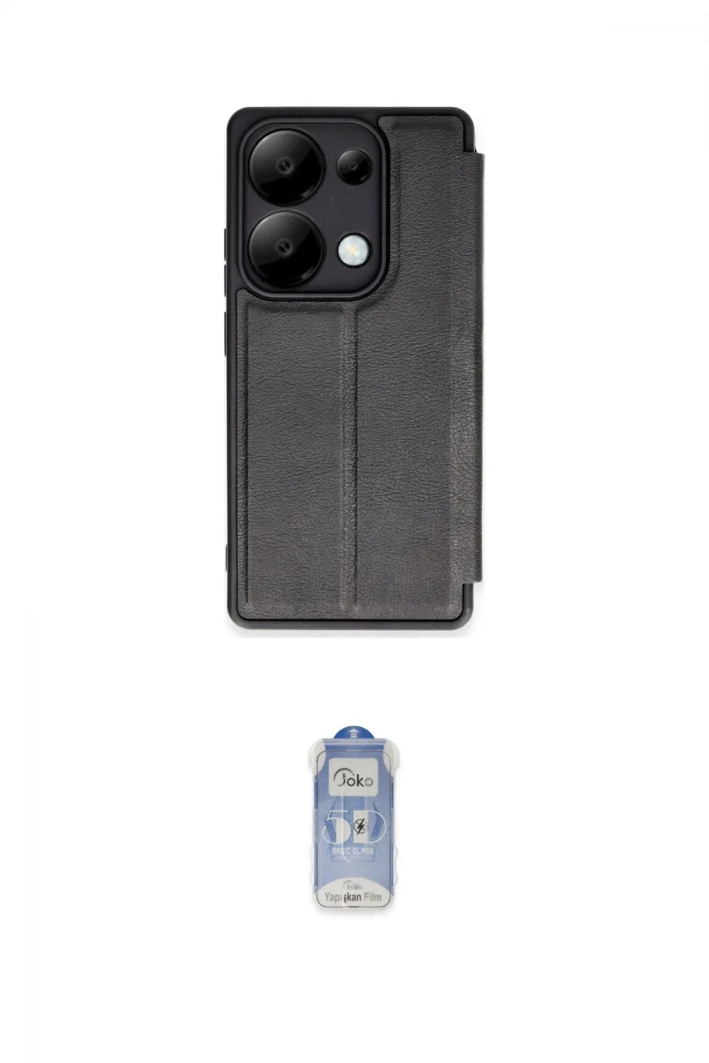 ieg™ Redmi Note 13 Pro 5G Kılıf Zirve Yansıma Serisi - Siyah Joko Magic 5D Cam