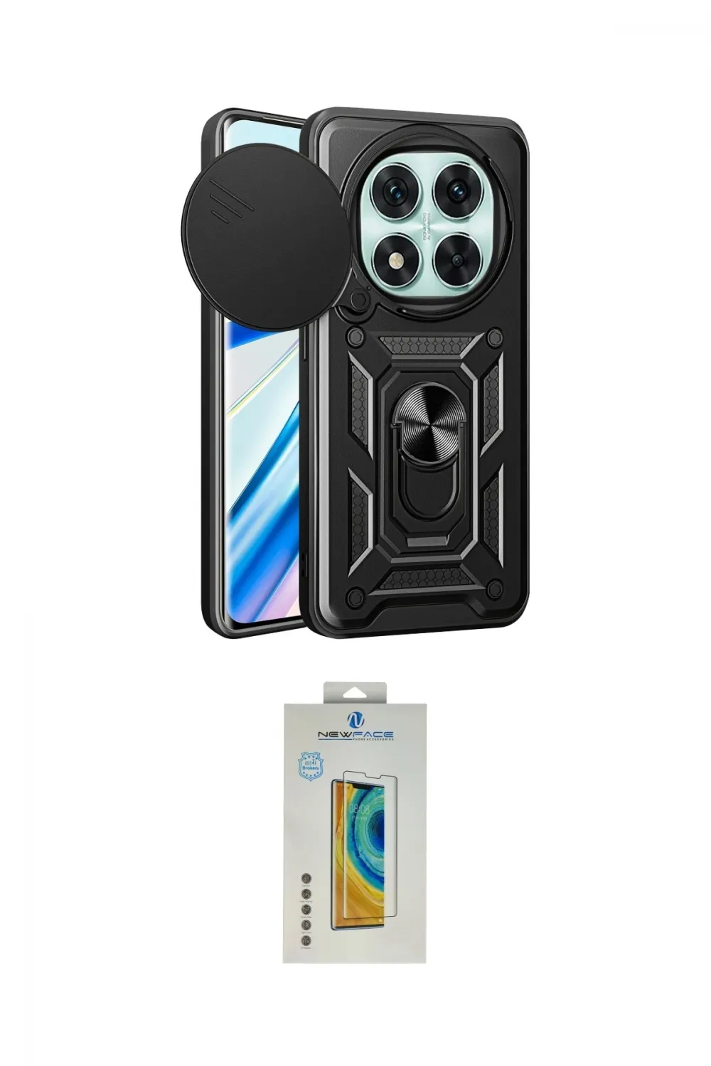 ieg™ Redmi Note 14 Pro 4G Kılıf Ahenk Klasik - Şeffaf Polymer Nano Ekran Koruyucu
