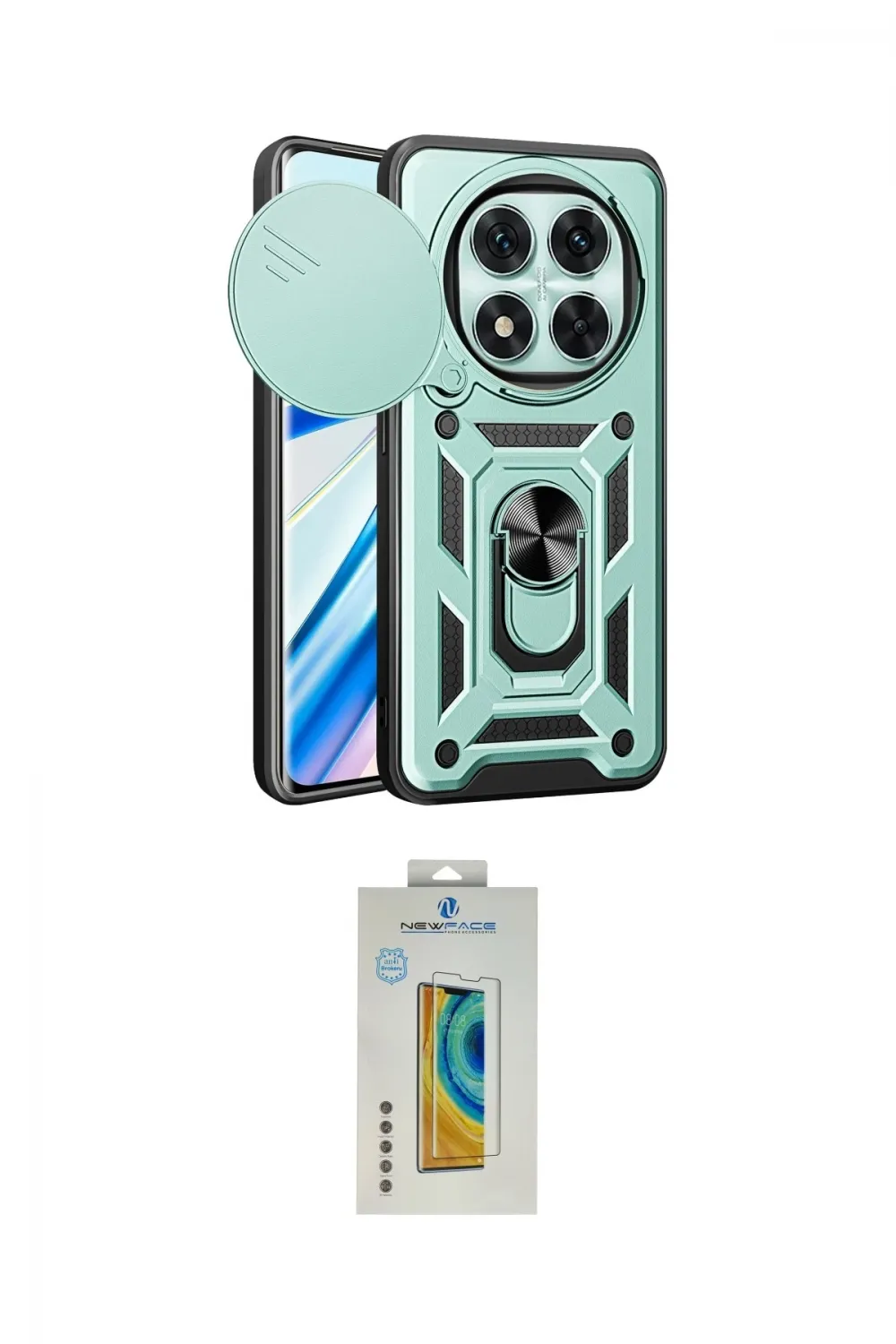 ieg™ Redmi Note 14 Pro 4G Kılıf Ahenk Klasik - Şeffaf Polymer Nano Ekran Koruyucu