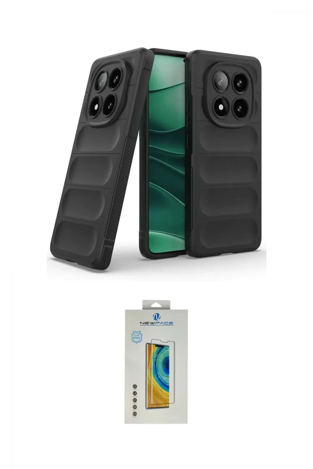 ieg™ Redmi Note 14 Pro 4G Kılıf Atlas Koleksiyonu - Şeffaf Polymer Nano Ekran Koruyucu