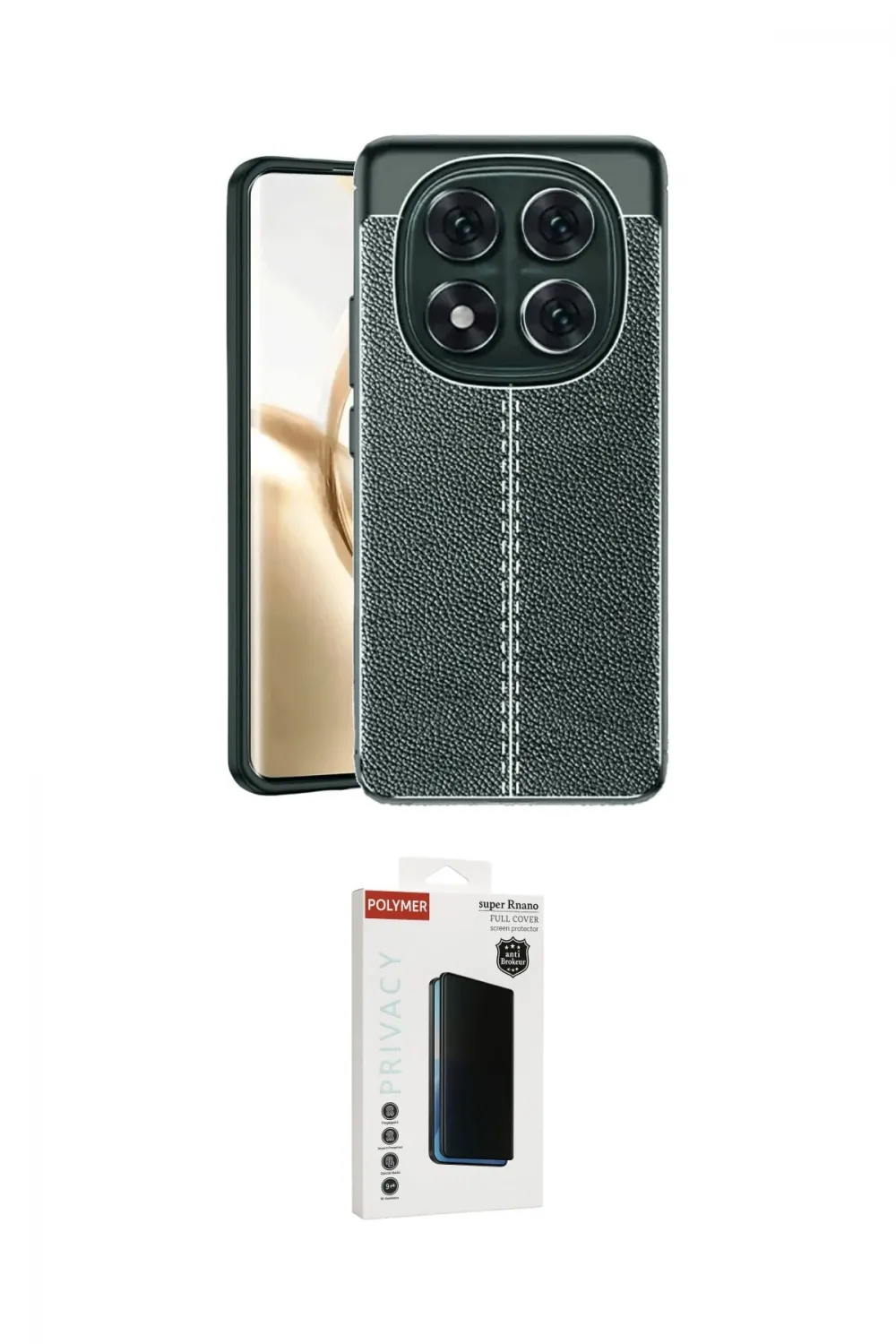 ieg™ Redmi Note 14 Pro 4G Kılıf Doruk Klasik Özel Seri - Şeffaf Hayalet Polymer Nano Ekran Koruyucu