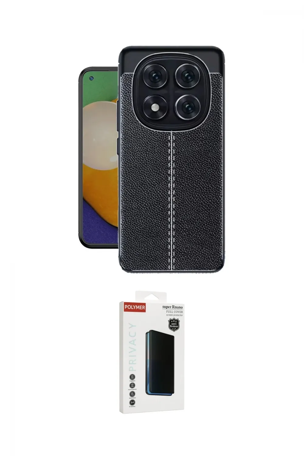 ieg™ Redmi Note 14 Pro 4G Kılıf Doruk Klasik Özel Seri - Şeffaf Hayalet Polymer Nano Ekran Koruyucu