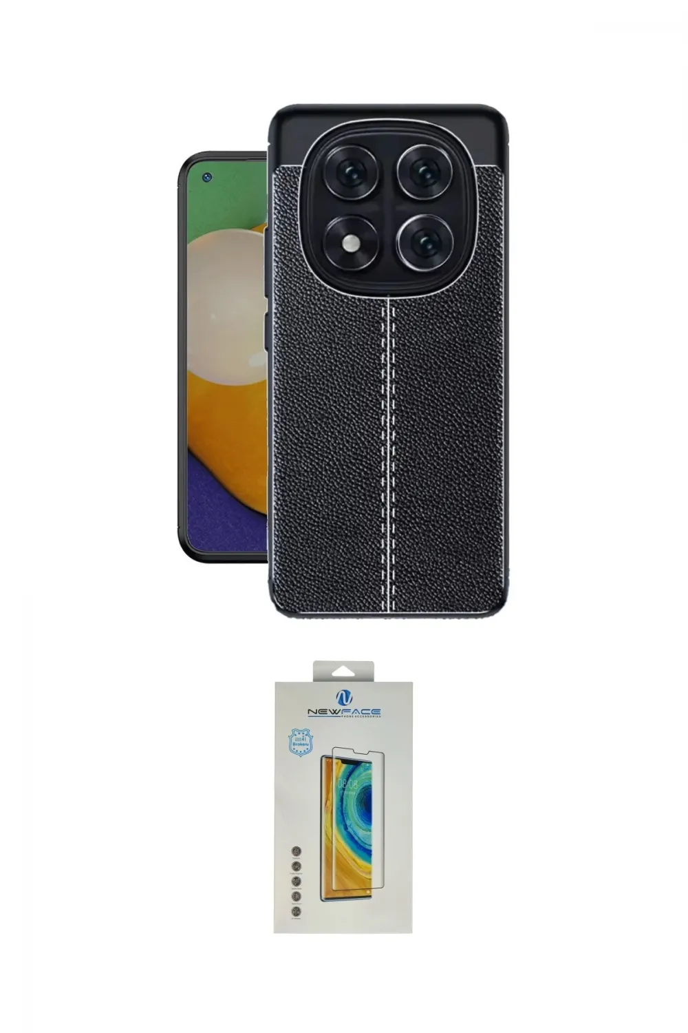 ieg™ Redmi Note 14 Pro 4G Kılıf Doruk Klasik Özel Seri - Şeffaf Polymer Nano Ekran Koruyucu