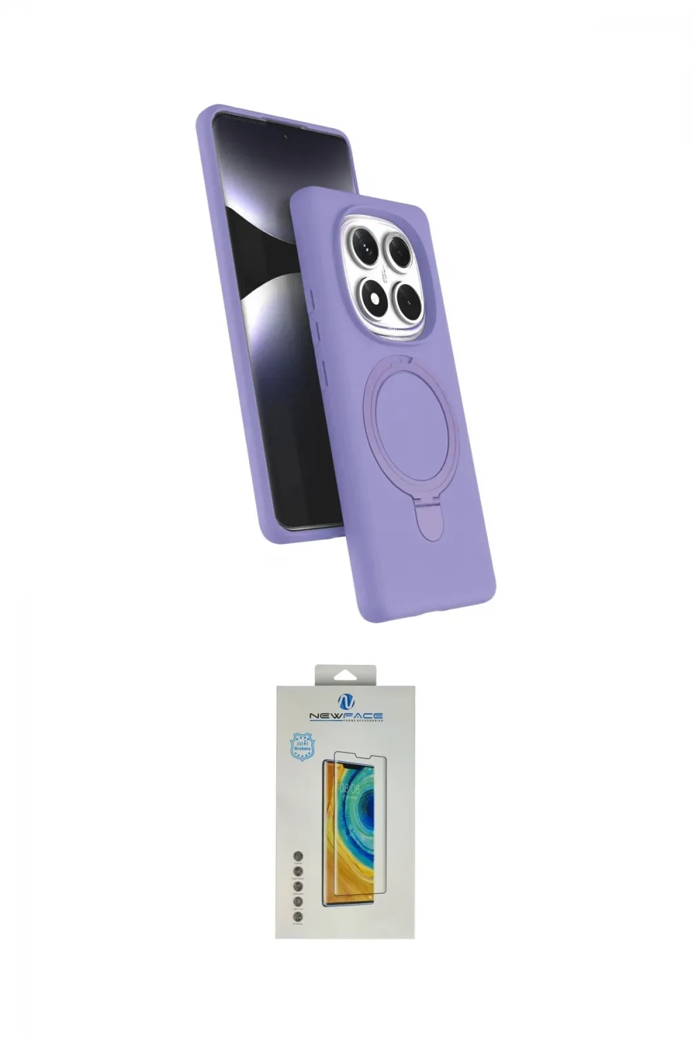 ieg™ Redmi Note 14 Pro 4G Kılıf İz Işık Koleksiyonu - Şeffaf Polymer Nano Ekran Koruyucu