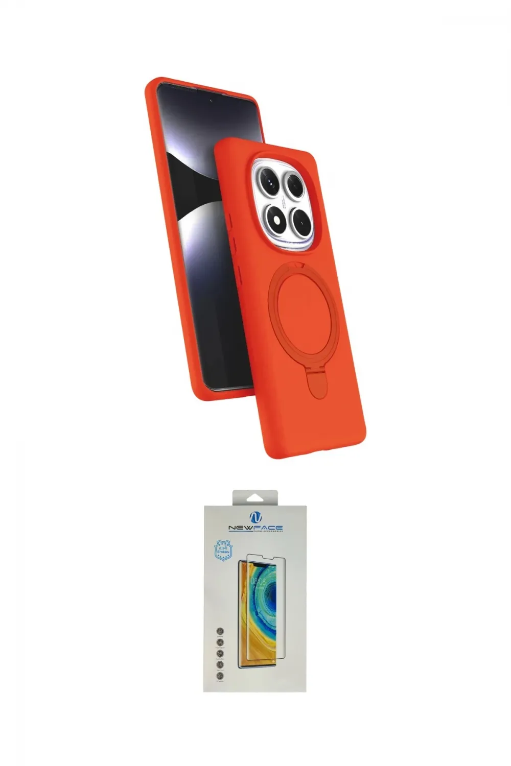 ieg™ Redmi Note 14 Pro 4G Kılıf İz Işık Koleksiyonu - Şeffaf Polymer Nano Ekran Koruyucu