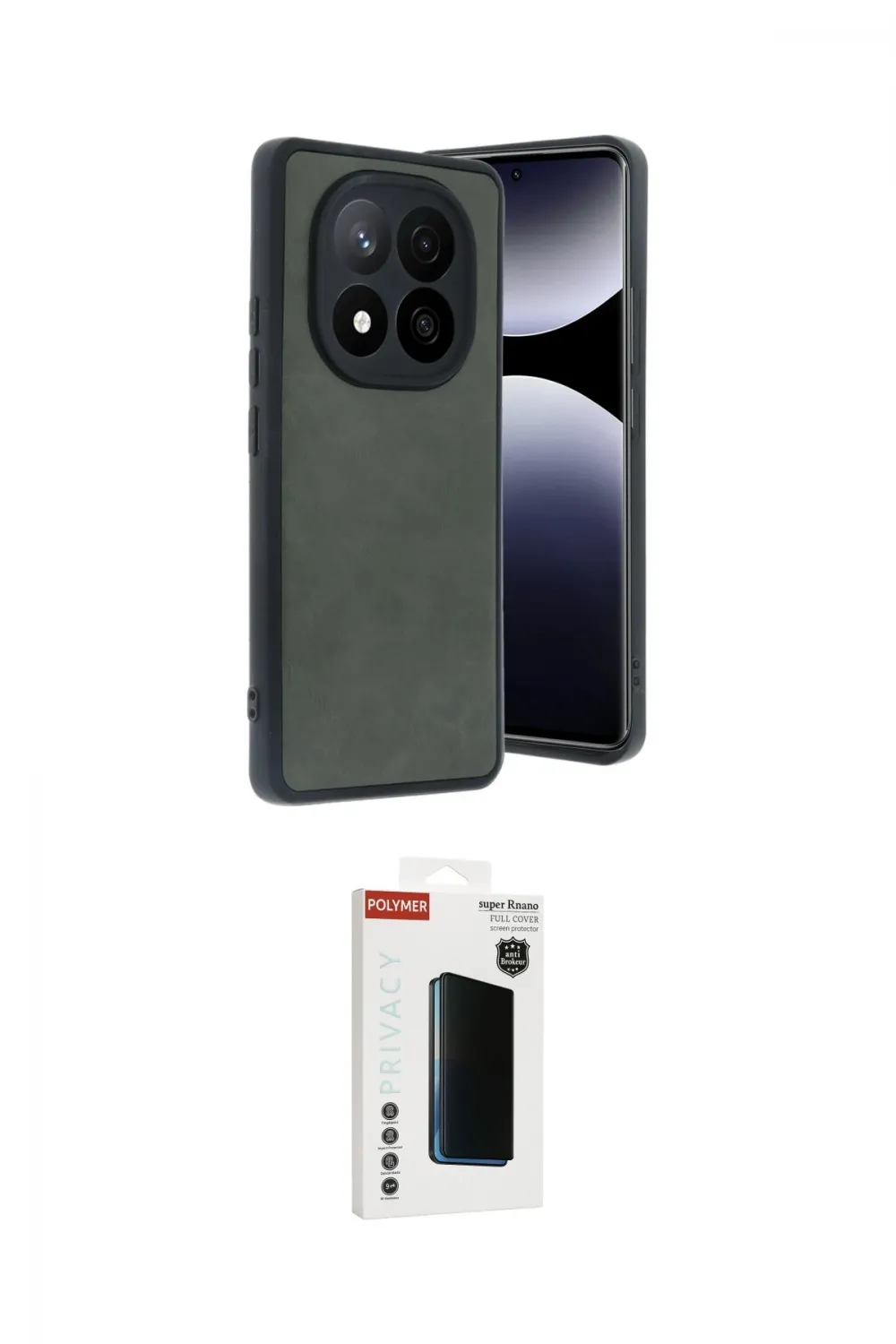 ieg™ Redmi Note 14 Pro 4G Kılıf Kıvılcım Işık Serisi - Şeffaf Hayalet Polymer Nano Ekran Koruyucu